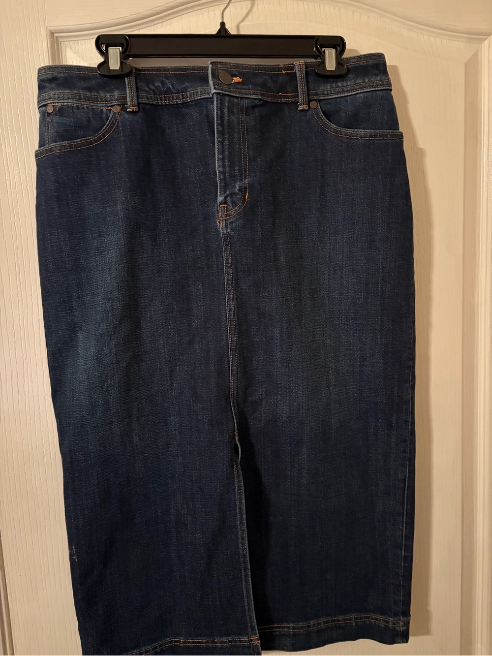 Dark Blue Denim Skirt